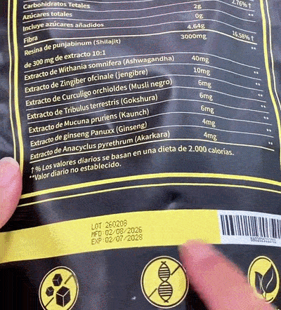 Kavidor Shilajit del Himalaya · Fuerza, Energía y Vitalidad Íntima