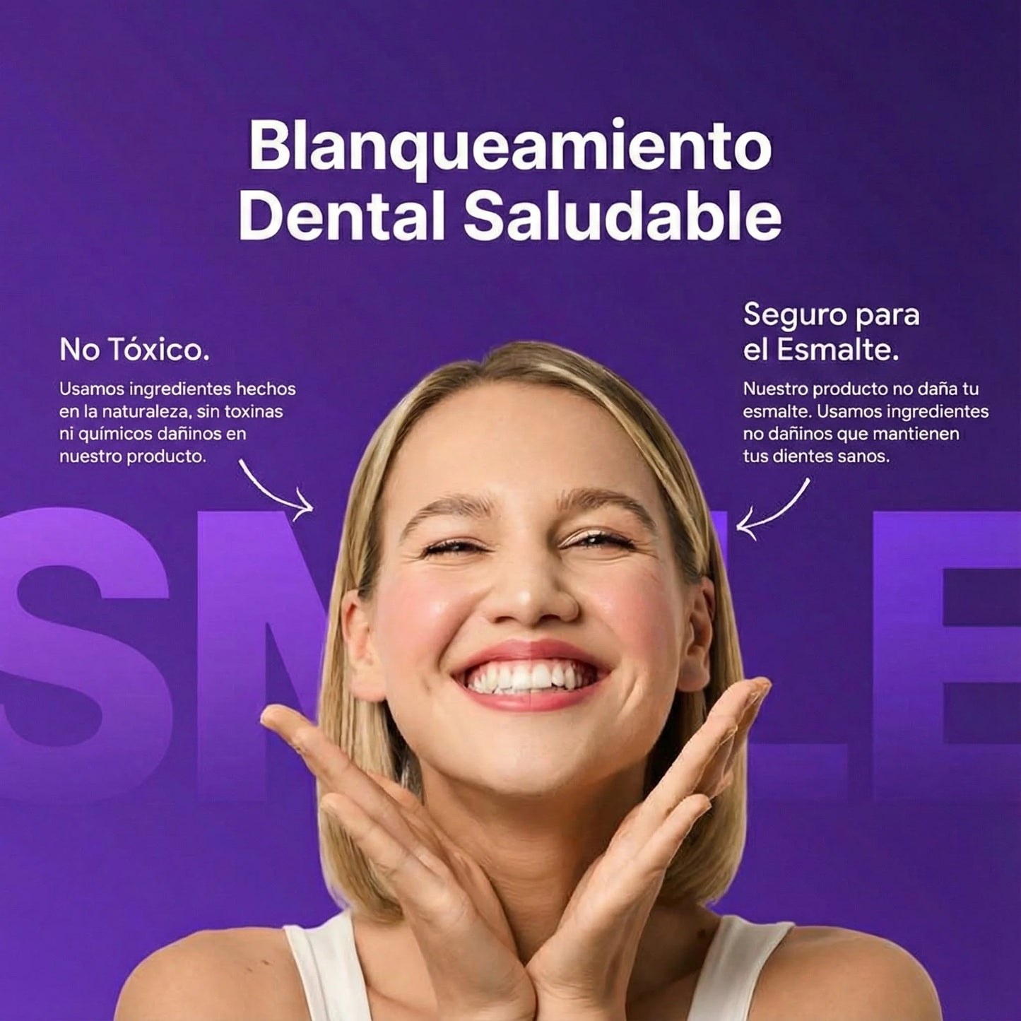 Tiras Blanqueadoras Advanced BrightSmile + Corrector de Color