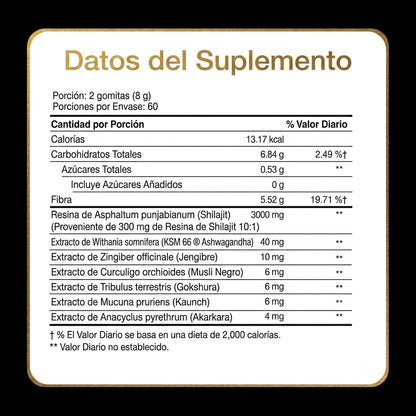 Kavidor Shilajit del Himalaya · Fuerza, Energía y Vitalidad Íntima